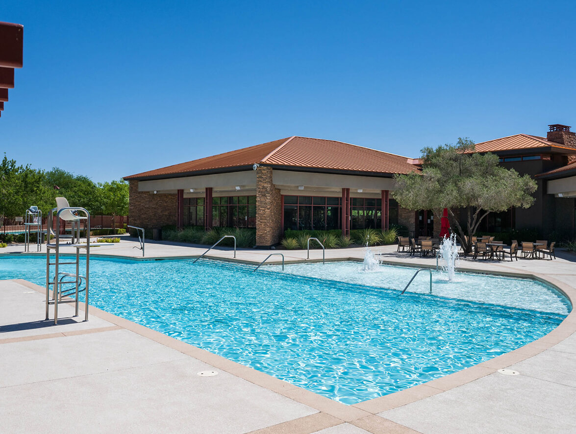 A swimming pool.